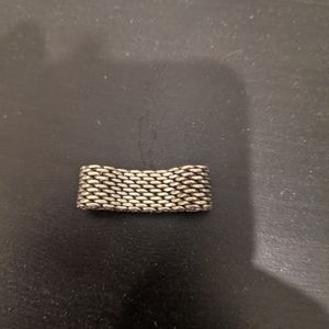 Tiffany silver mesh ring